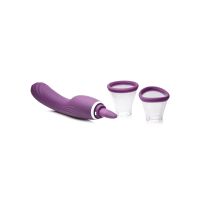 XR Brands Lickgasm Dual Motor Suction Licking Vibrator, billede 4