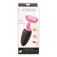 XR Brands Lickgasm Mini suction-vibrator med lekket tunge, billede 2