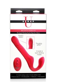 XR Brands Mighty-Thrust Strap-On Strapless Motores Duplos, imagem 2