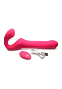 XR Brands Mighty-Thrust Strap-On Strapless Motores Duplos, imagem 3