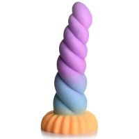 Gode licorne silicone XR Brands, tourbillon