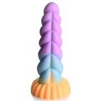 Gode licorne silicone XR Brands, tourbillon, photo 3