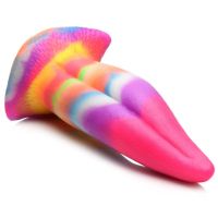 XR Brands Unicorn Tongue Glow Dildo, picture 5