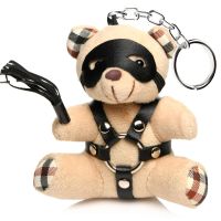 XR Brands BDSM Teddy Bear Keychain Bondage Gear Tan