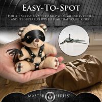 XR Brands BDSM Teddy Bear Keychain Bondage Gear Tan, picture 5