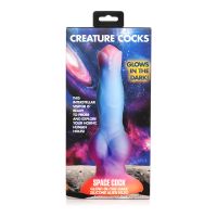 XR Brands Space Cock, Psychedelic Glow Dildo, picture 3
