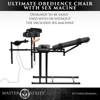 Chaise d'obéissance XR Brands avec machine sexuelle détachable, photo 5