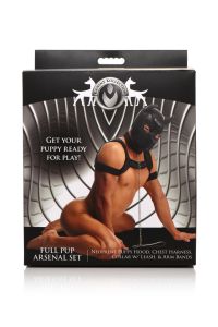 XR Brands Full Pup Arsenal Set Neopren Schwarz, Bild 3