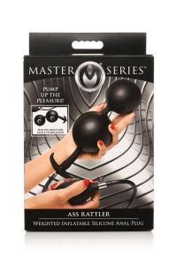 Plug insuflável ponderado Ass Rattler XR Brands, imagem 3