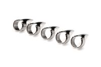 XR Brands Gekrault, Edelstahl Empfindung Ringe (5 Piece), Bild 4