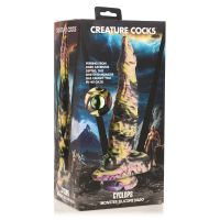 XR Brands Cyclops Monster, strukturerad fantasy dildo, bild 2