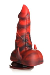 XR Brands Horny Devil, Czerwony Demon Silikon Dildo