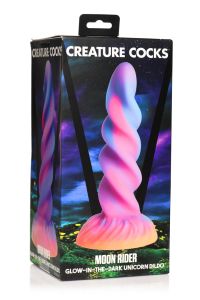 XR Brands Moon Rider, Glow Unicorn Dildo, picture 2