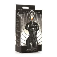 XR Brands Bound Goddess Black Pillar Candle, bild 2