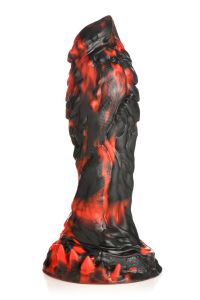 XR Brands Grim Reaper, Większy Czerwony Teksturowany Dildo