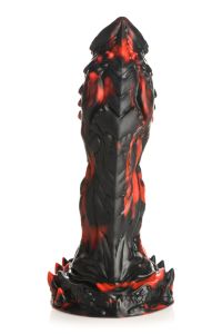 XR Brands Grim Reaper, Większy Czerwony Teksturowany Dildo, zdjęcie 4