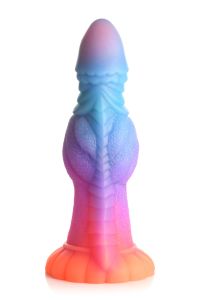 XR Brands Galactic Cock Dildo Alienígena Brilhante Texturizado, imagem 5