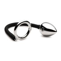 XR Brands Tug and Plug Metallring med Analplugg, bild 6