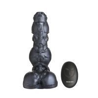 XR Brands Cyborg Cock, Thrusting and Vibrating Metallic Dildo