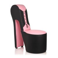 XR Brands Classic Stiletto Riding Chair in Pink