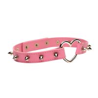 XR Brands Choker de Coração Espinhado Pele Vegana, imagem 7