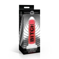 XR Brands BITCH, Drażliwy Czerwony Dildo Komunikat, zdjęcie 2
