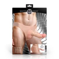 XR Brands ontto strap-on harness, 19 cm, vaaleanpunainen, kuva 3