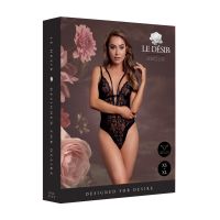 Le Désir spetsig bodysuit svart med justerbar passform, bild 2