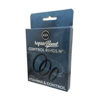 EXS AquaBoost Control penisring set, tre svart, bild 4