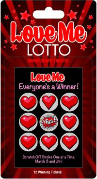 Little Genie Love Me Lotto, Bilety do zdrapania