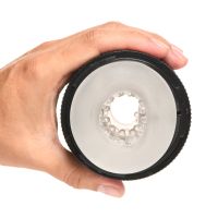Curve Toys Masturbador Aperto Silicone Preto, imagem 6