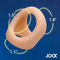 Anello cock e ball silicone Curve Toys tre dimensioni, immagine 5