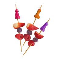 Little Genie Productions Penis Appetizer Picks Bamboo, zdjęcie 2