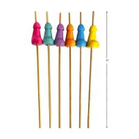 Little Genie Productions Penis Appetizer Picks Bamboo, zdjęcie 4