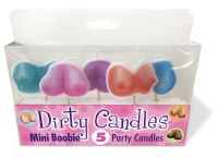 Little Genie sammet bröstljus, 5-pack