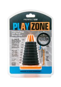 PerfectFitBrand Play Zone Xact-Fit 9-Ring Cockring, zdjęcie 2