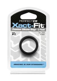 PerfectFitBrand Cockring Xact-Fit #11 Firme Superior Precisão Par, imagem 2