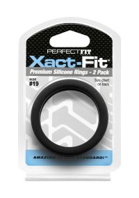 PerfectFitBrand Cockring Xact-Fit #19 Espaçoso Precisão Par, imagem 2