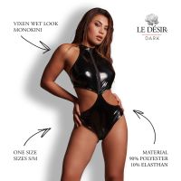Monokini Le Désir Vixen wetlook découpes côtés, photo 4