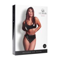 Le Désir Vixen Crop Set in Wetlook PVC, picture 2