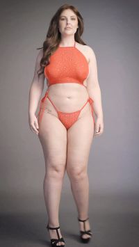 Le Désir Rhinestone Halter Top and Thong, picture 6