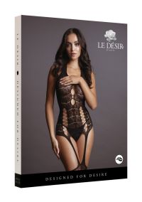 Le Désir Spitzen Suspender Halter Bodystocking, Bild 2