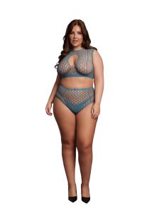 Le Désir Duo Net Nyckelöppning Crop och High-Waist Set, bild 7