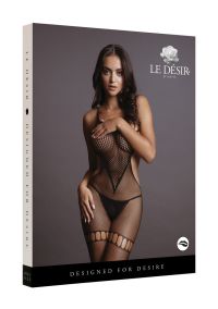 Le Désir Bodystocking Filet Côtés Ouverts, photo 2