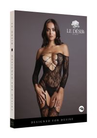 Le Désir Bodystocking Suspender Col Profond, photo 2