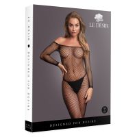 Le Désir Off-Shoulder Fishnet Bodystocking Open, picture 2