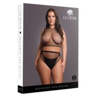 Le Désir Crop-Top und Fischnetz-Slip Set, Bild 2