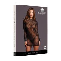 Le Désir Abito Mesh Leopardato Roxy con Maniche Lunghe, immagine 2