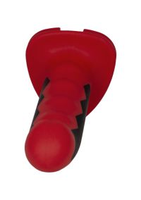 ElectraStim Komodo Silicone Dildo, Red Ridged, picture 3