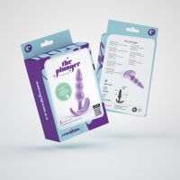 Plug anal silicone wearable Crushious Plunger Purple, photo 2